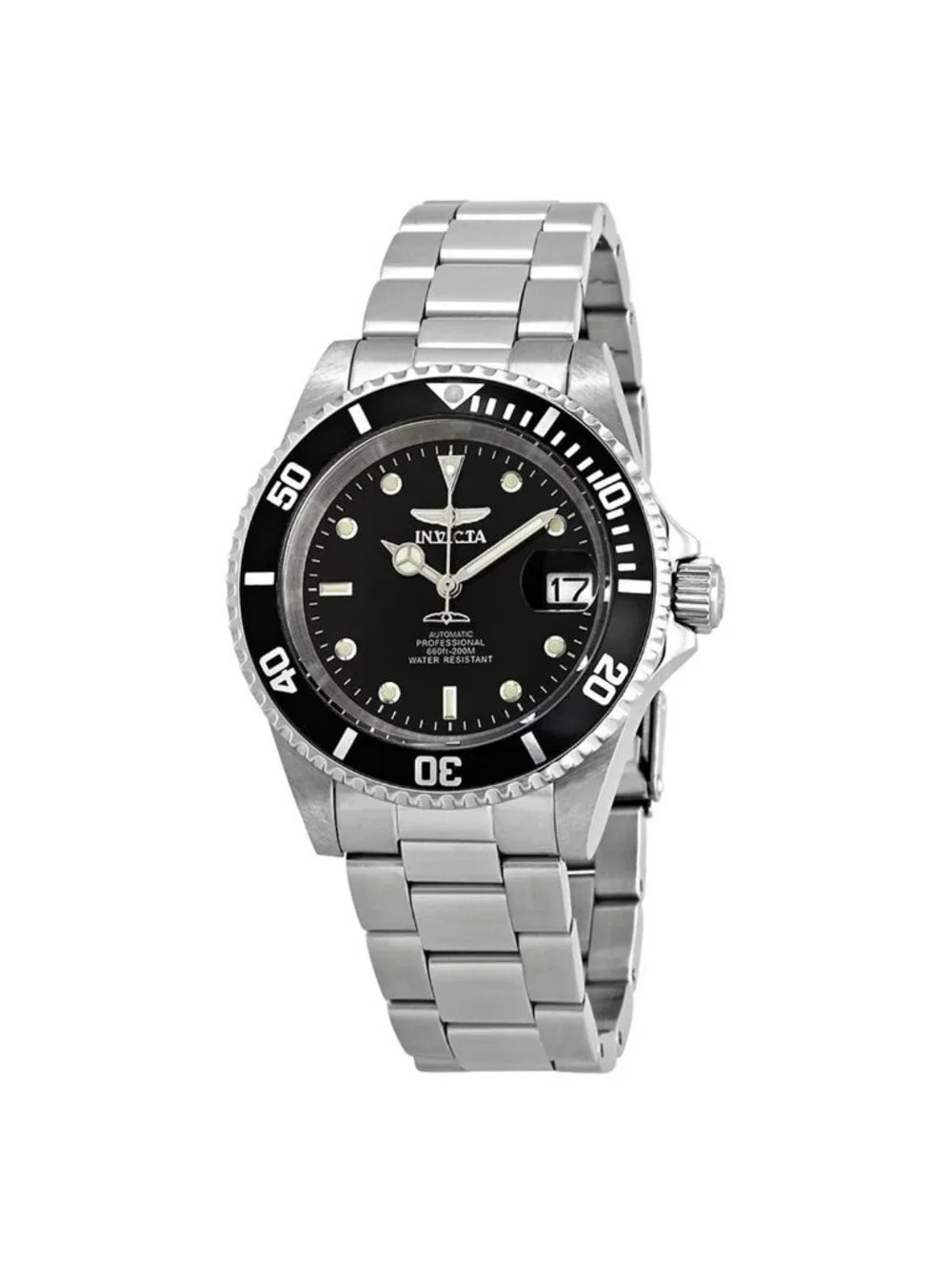 NWT Invicta Pro Diver Automatic Black Dial Men's Watch